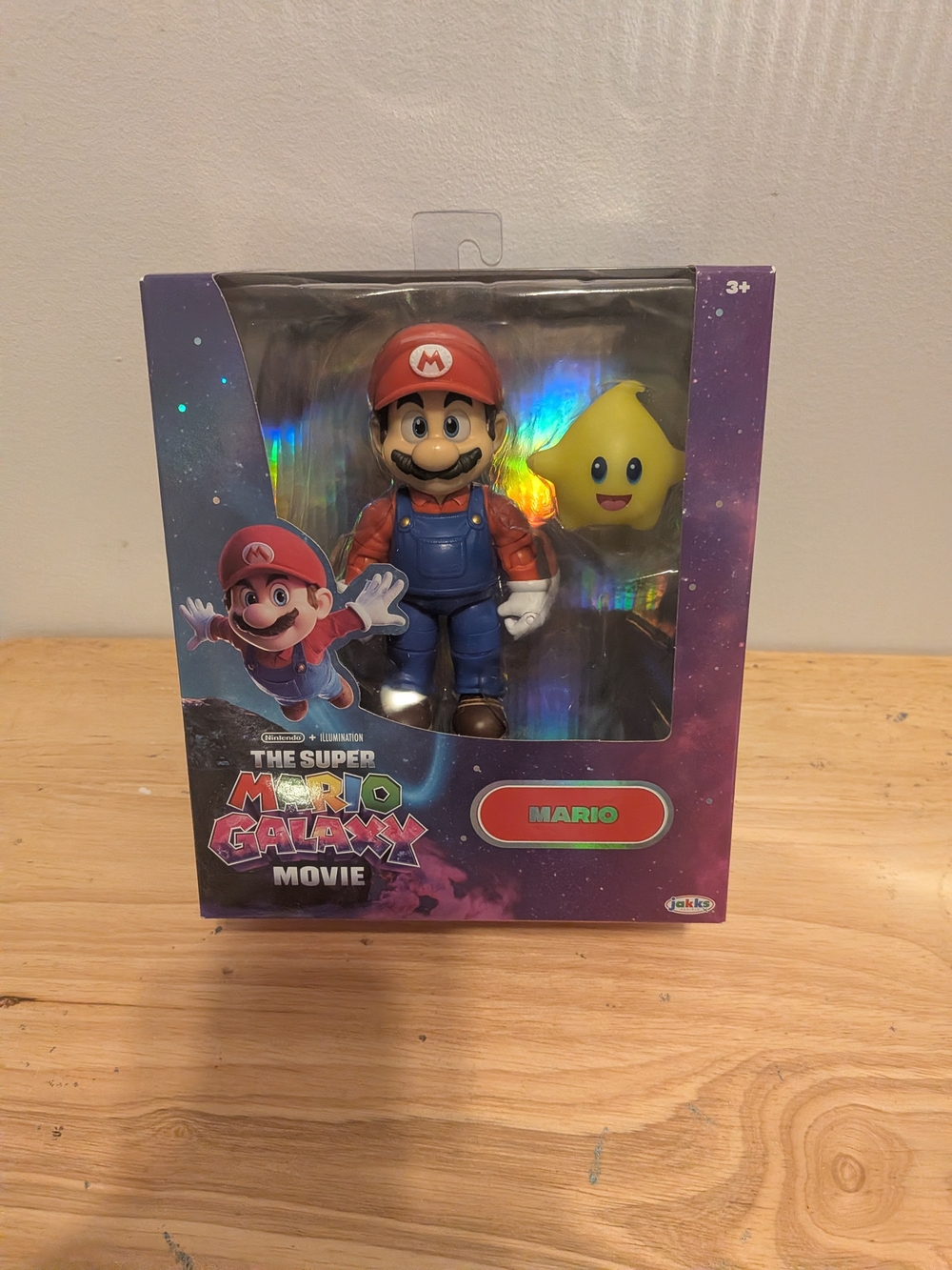 Nintendo Mario Figure with Yellow Star - Red, Blue & Yellow
